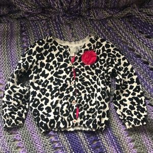 Animal print cardigan 18-24 MON